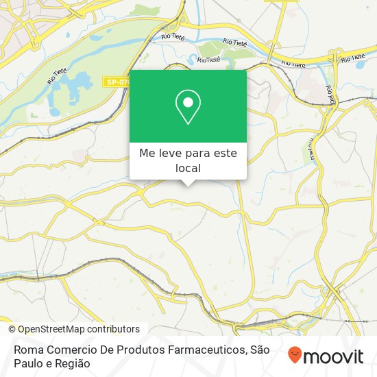 Roma Comercio De Produtos Farmaceuticos, Rua Carnaúba dos Dantas, 445 Ponte Rasa São Paulo-SP 03891-000 mapa