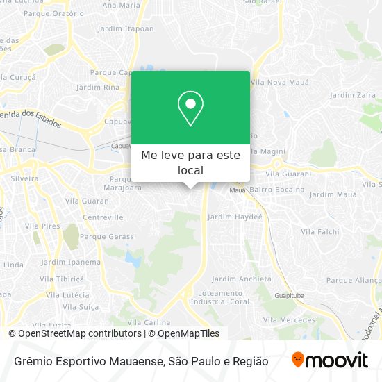 Grêmio Esportivo Mauaense mapa