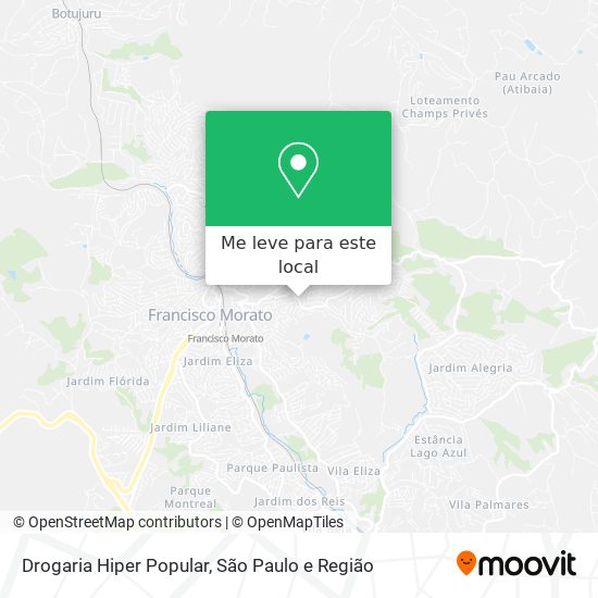 Drogaria Hiper Popular mapa
