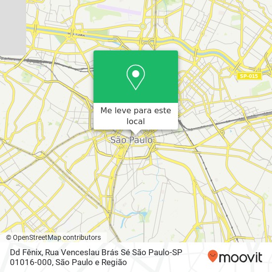 Dd Fênix, Rua Venceslau Brás Sé São Paulo-SP 01016-000 mapa