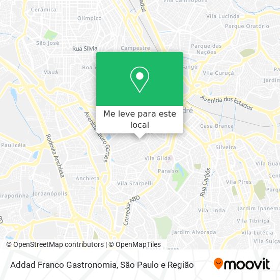 Addad Franco Gastronomia mapa