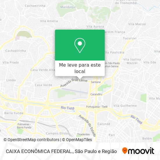 CAIXA ECONÔMICA FEDERAL. mapa