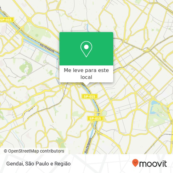 Gendai, Rua Hungria Pinheiros São Paulo-SP 05425-070 mapa