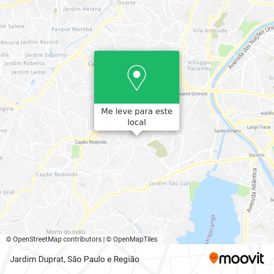 Jardim Duprat mapa