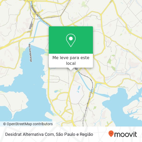 Desidrat Alternativa Com, Rua Olávio Virgílio dos Santos, 50 Socorro São Paulo-SP 04775-220 mapa