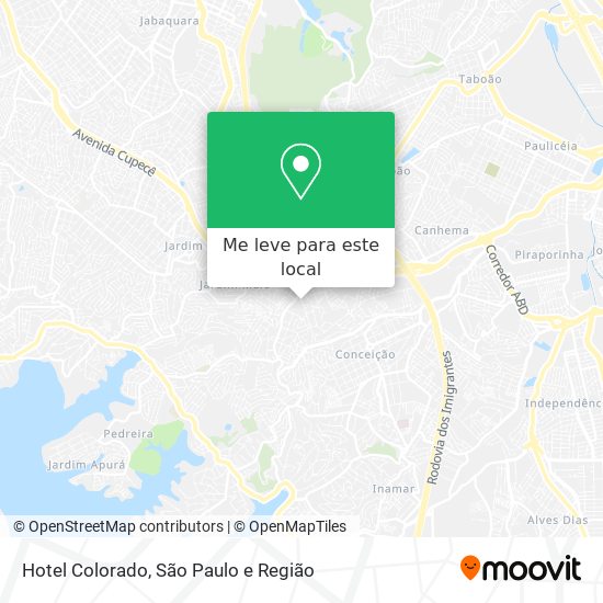 Hotel Colorado mapa