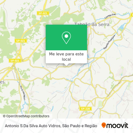 Antonio S.Da Silva Auto Vidros mapa