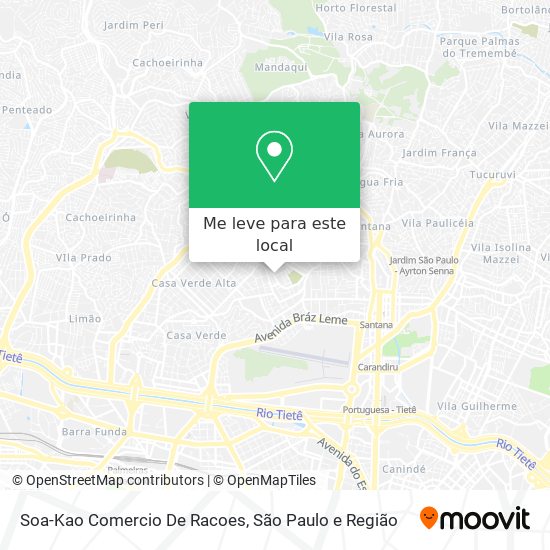 Soa-Kao Comercio De Racoes mapa
