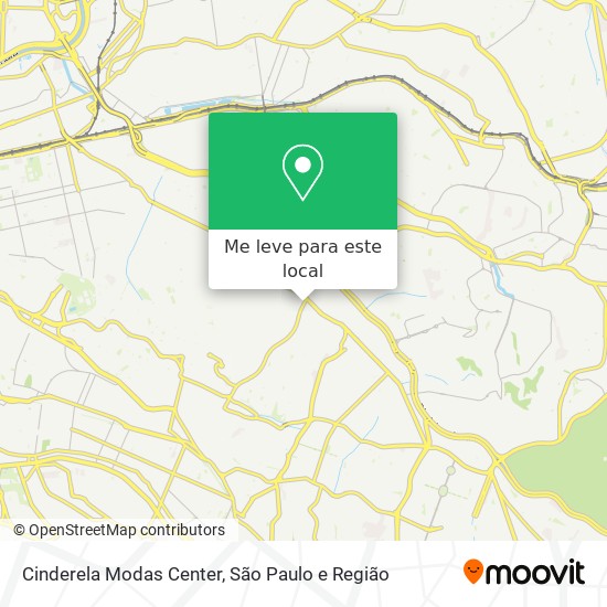 Cinderela Modas Center mapa