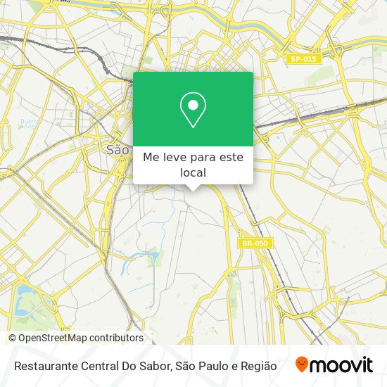 Restaurante Central Do Sabor mapa