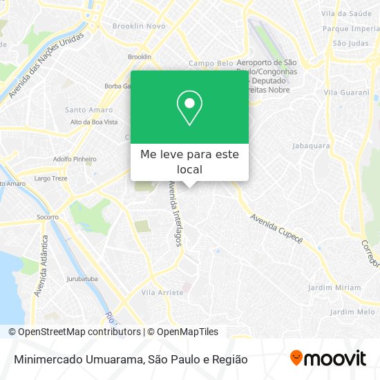 Minimercado Umuarama mapa