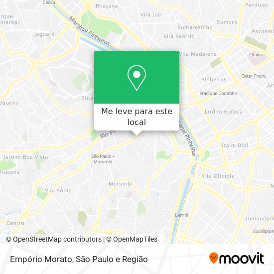 Empório Morato mapa