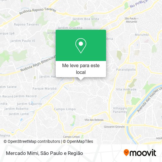 Mercado Mimi mapa