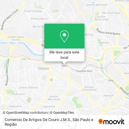 Comercio De Artigos De Couro J.M.S. mapa