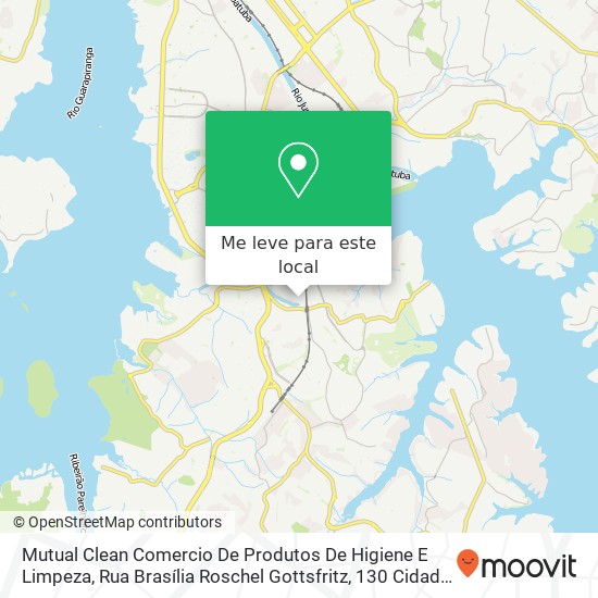 Mutual Clean Comercio De Produtos De Higiene E Limpeza, Rua Brasília Roschel Gottsfritz, 130 Cidade Dutra São Paulo-SP 04809-090 mapa