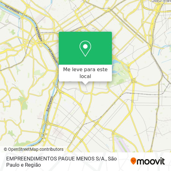 EMPREENDIMENTOS PAGUE MENOS S / A. mapa