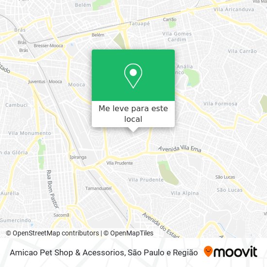 Amicao Pet Shop & Acessorios mapa
