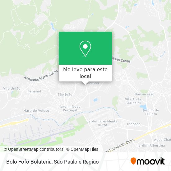 Bolo Fofo Bolateria mapa