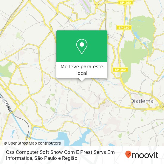 Css Computer Soft Show Com E Prest Servs Em Informatica, Rua Professor Moacir Eik Álvaro, 82 Cidade Ademar São Paulo-SP 04406-130 mapa