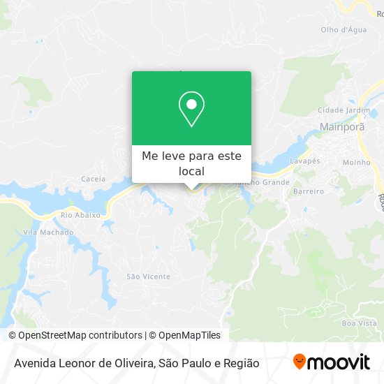 Avenida Leonor de Oliveira mapa
