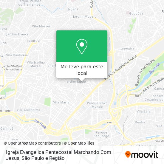 Igreja Evangelica Pentecostal Marchando Com Jesus mapa