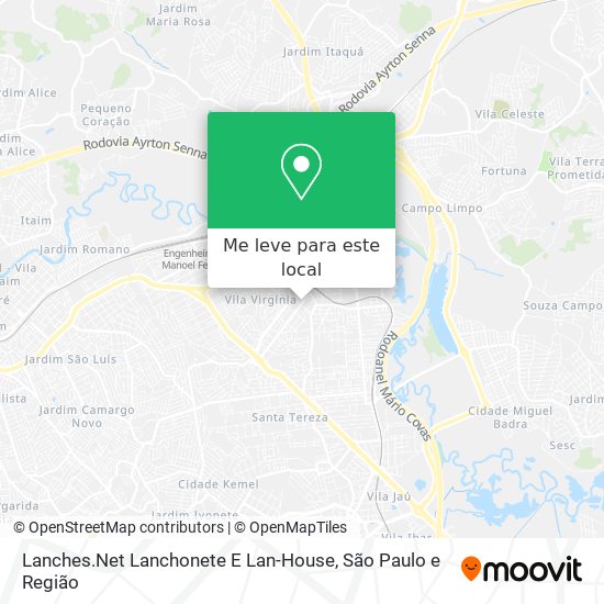 Lanches.Net Lanchonete E Lan-House mapa