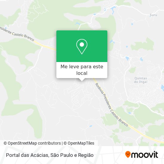 Portal das Acácias mapa