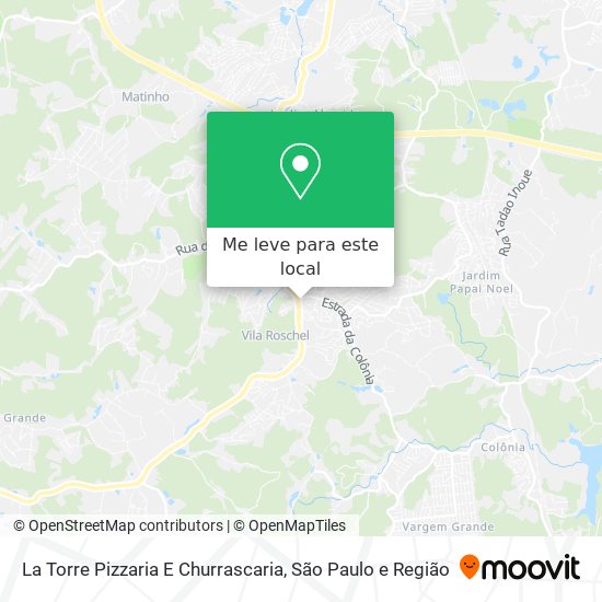 La Torre Pizzaria E Churrascaria mapa