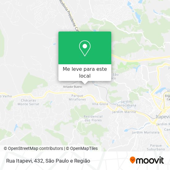 Rua Itapevi, 432 mapa