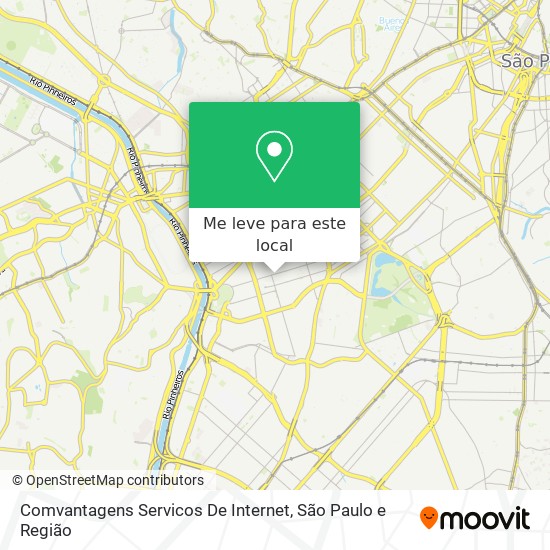 Comvantagens Servicos De Internet mapa