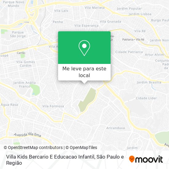 Villa Kids Bercario E Educacao Infantil mapa