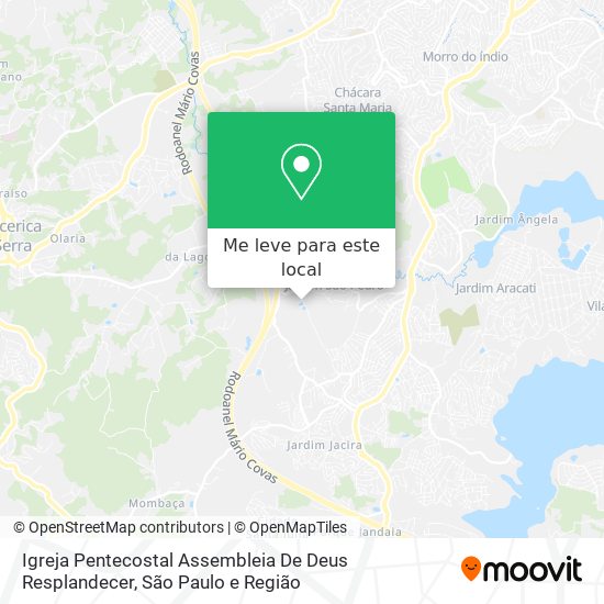Igreja Pentecostal Assembleia De Deus Resplandecer mapa