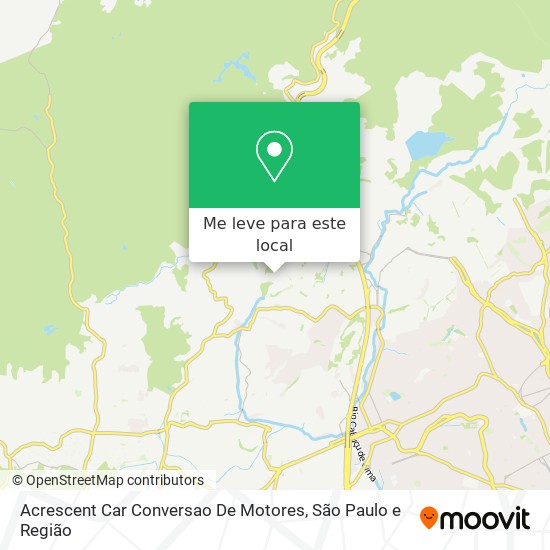 Acrescent Car Conversao De Motores mapa