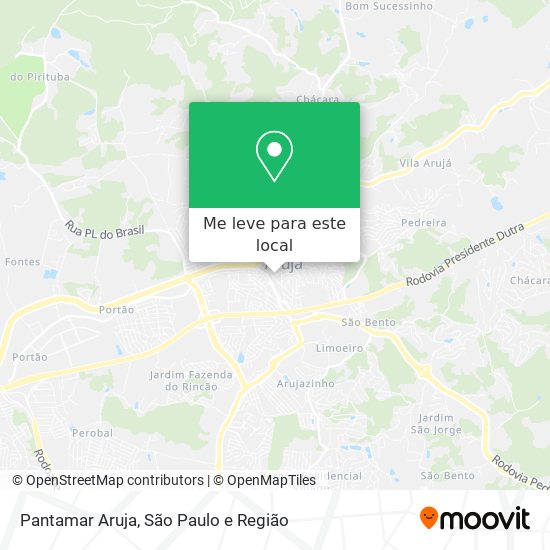 Pantamar Aruja mapa
