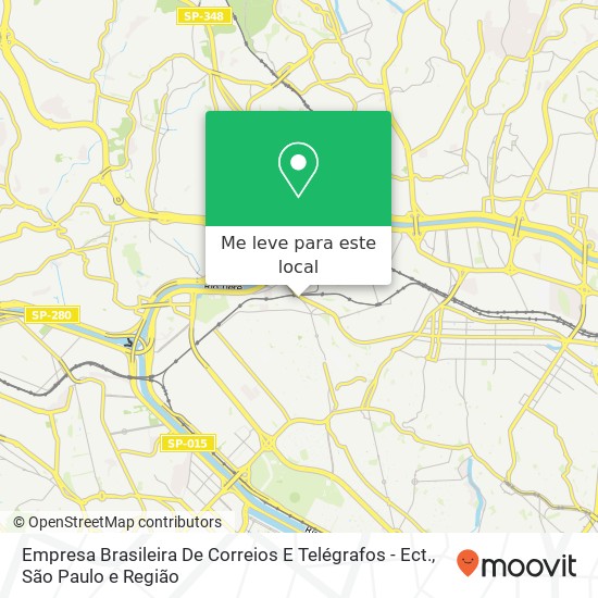 Empresa Brasileira De Correios E Telégrafos - Ect., Rua Samuel Klabin, 193 Vila Leopoldina São Paulo-SP 05077-015 mapa