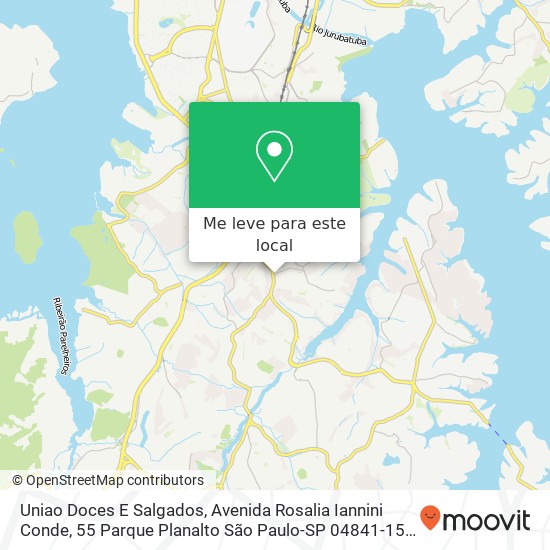 Uniao Doces E Salgados, Avenida Rosalia Iannini Conde, 55 Parque Planalto São Paulo-SP 04841-150 mapa