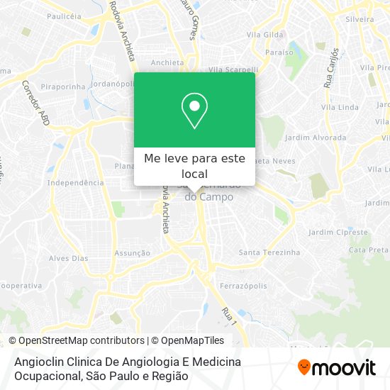Angioclin Clinica De Angiologia E Medicina Ocupacional mapa