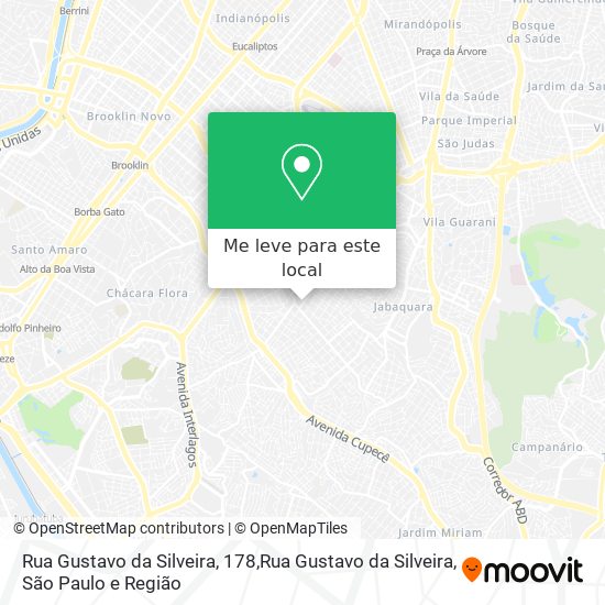 Rua Gustavo da Silveira, 178,Rua Gustavo da Silveira mapa