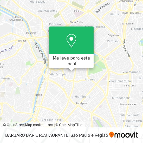 BARBARO BAR E RESTAURANTE mapa