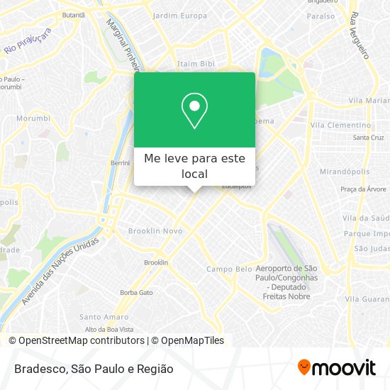 Bradesco mapa