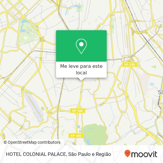 HOTEL COLONIAL PALACE mapa