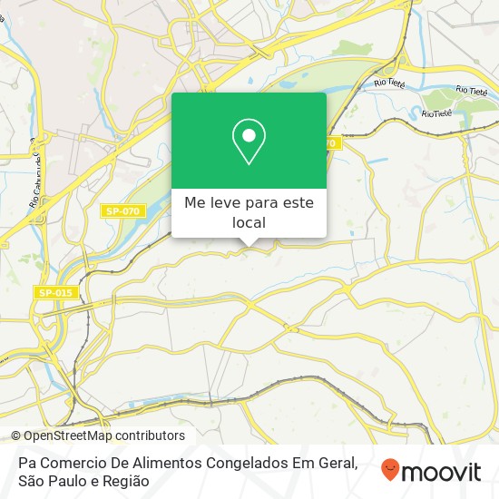 Pa Comercio De Alimentos Congelados Em Geral, Avenida Cangaíba, 4000 Cangaíba São Paulo-SP 03712-001 mapa