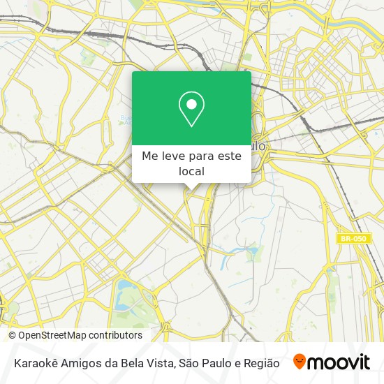 Karaokê Amigos da Bela Vista mapa