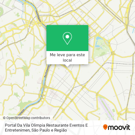 Portal Da Vila Olimpia Restaurante Eventos E Entretenimen mapa