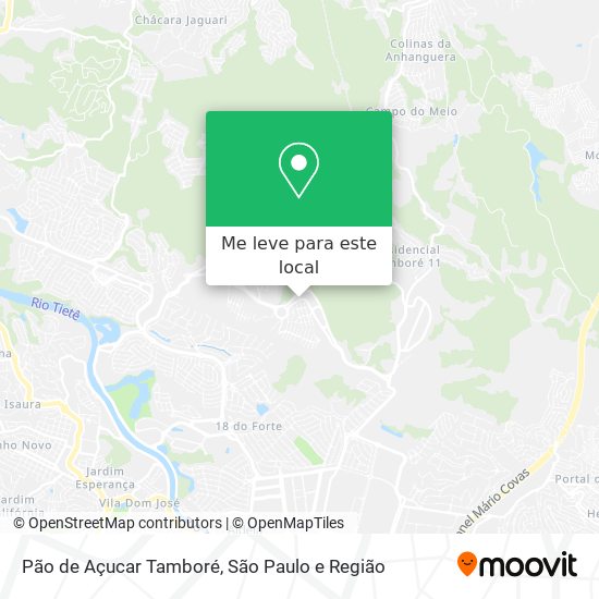 Pão de Açucar Tamboré mapa