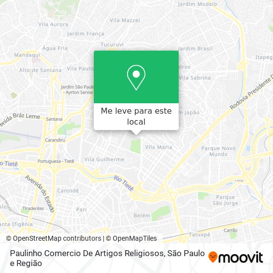 Paulinho Comercio De Artigos Religiosos mapa
