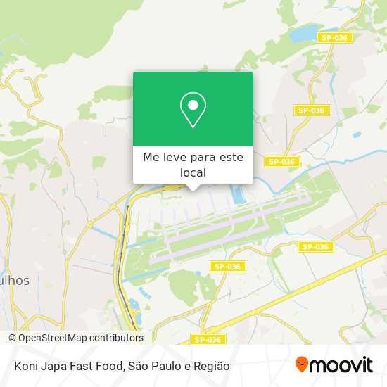 Koni Japa Fast Food mapa