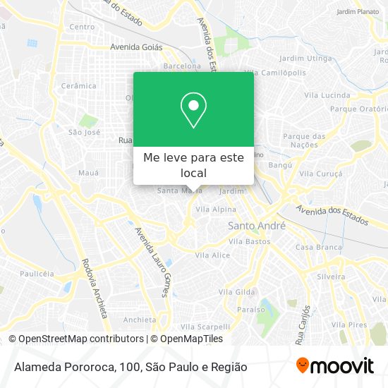 Alameda Pororoca, 100 mapa