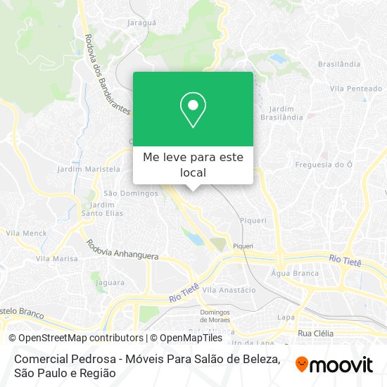 Comercial Pedrosa - Móveis Para Salão de Beleza mapa