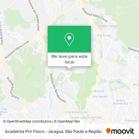 Academia Pró Físico - Jaraguá mapa